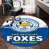 Personalized Leicester City FC Round Chair Office Rug - Perfect for Mat, Office Chair & More - Ideal Gift for Birthdays and Holidays