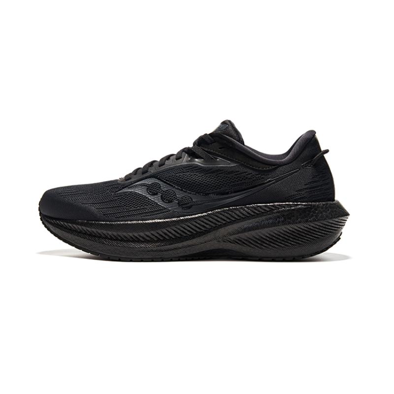 

Saucony Triumph Victory 21 Cushioning Slip Resistant Abrasion Resistant Breathable Low top Running Shoes Men s Black Saucony S20881-12 40.5 чёрный