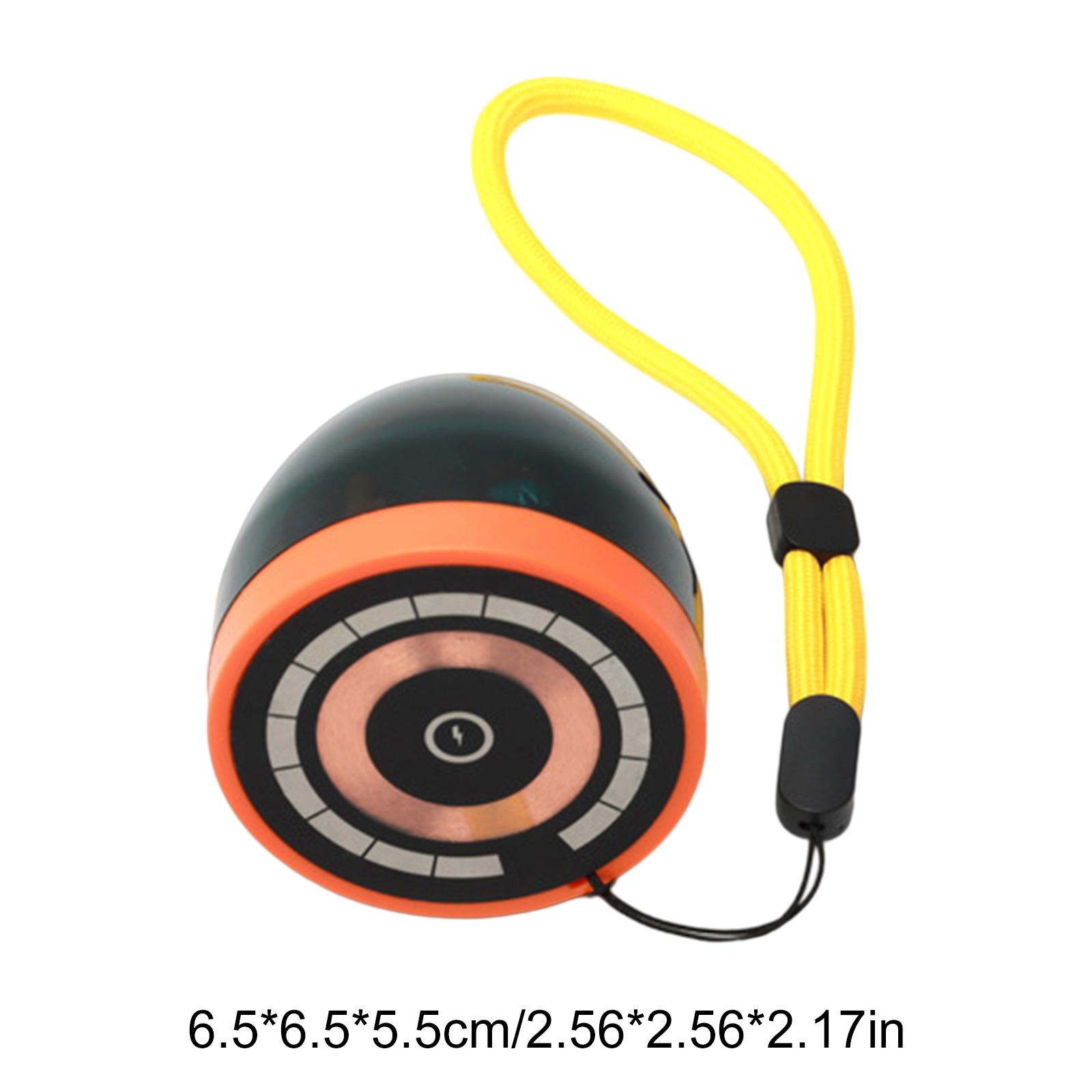 

Portable Wireless Music BT Speaker 3in1 Magnetic Phone Suction Cup Holder 5100mAh Battery Power with Lanyard for Hiking Outdoor чорний
