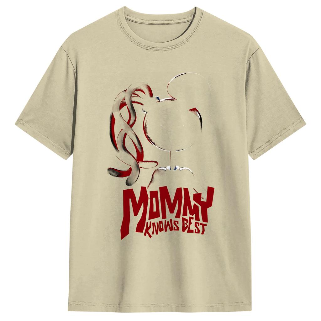 Unisexs Mommy Knows Best TShirts Cotton Tees Beach Y2K Funny Short Sleeve T Shirt ONeck Harajuku Casual Tee Shirt