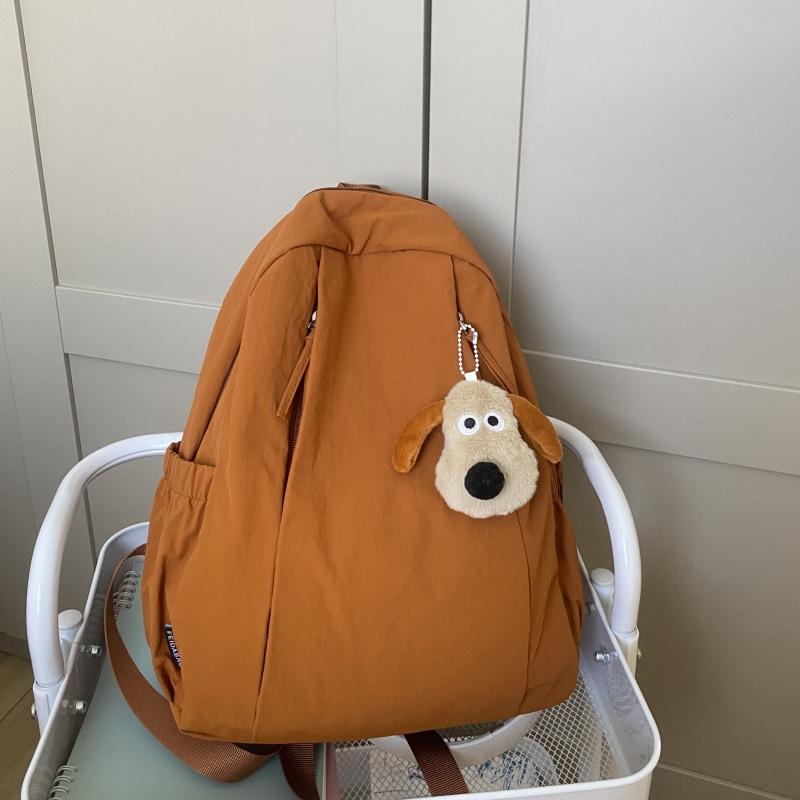 Travel lightweight advanced sense niche backpack college student commuter junior high school girls schoolbag Japanese and Korean simple backpack