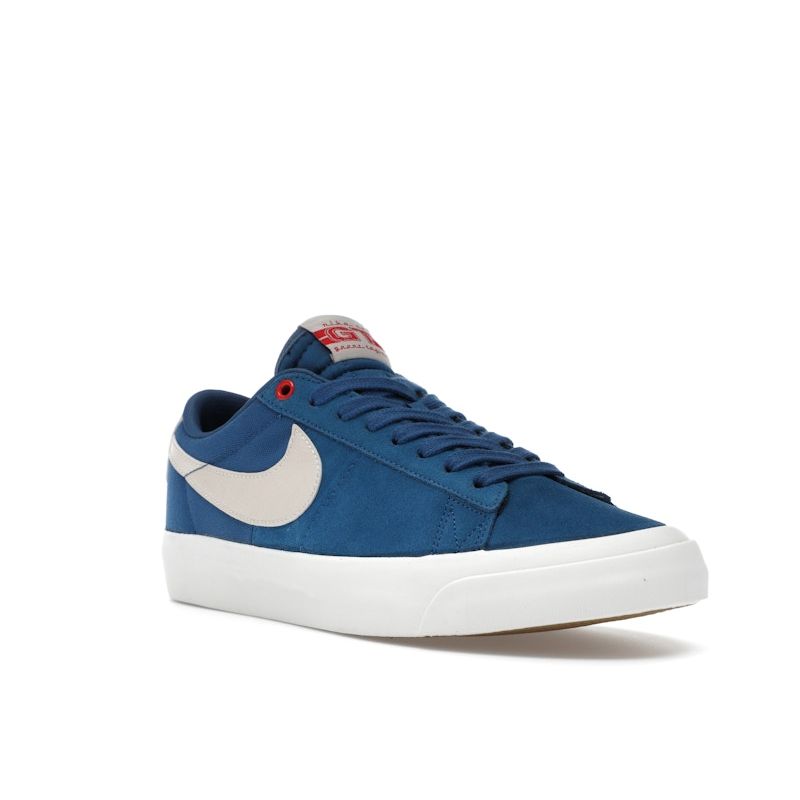 Nike Zoom Blazer Low Pro GT SB Court Blue Unisex Sneakers University-Red Light-Orewood-Brown DC7695-403