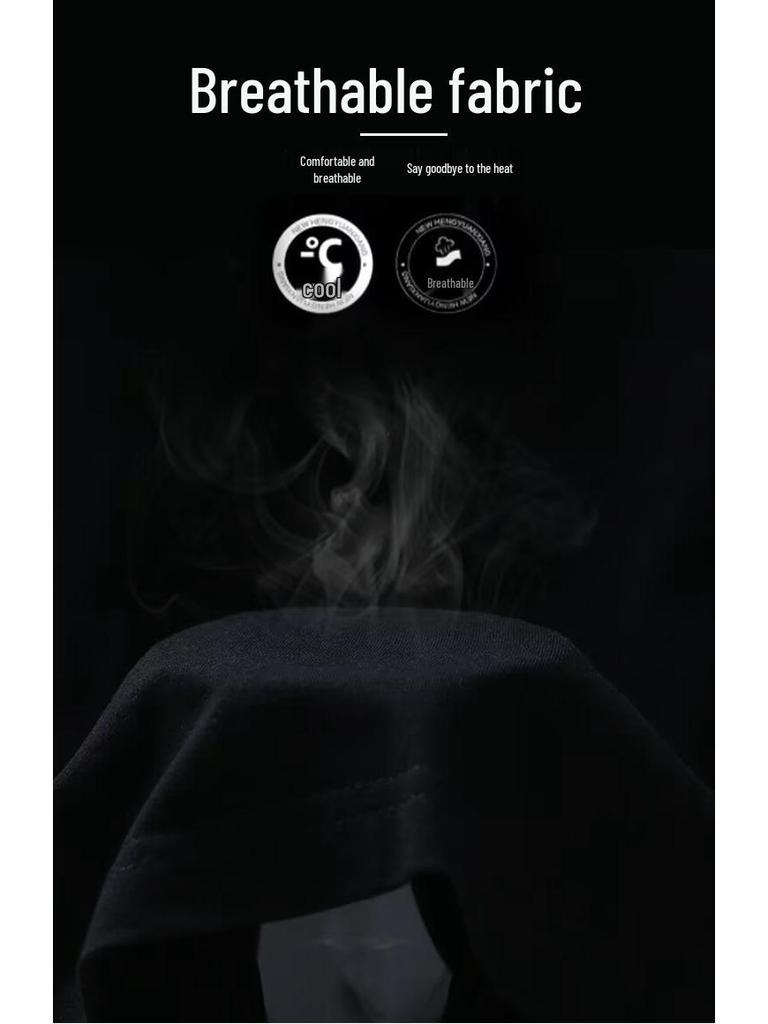 Dospívající čínský trend Těžké unisex PUNK tričko s pěti rukávy pro páry