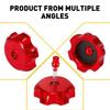 Motorcycle Red Gas Fuel Tank Cap Vent Air Valve Breather Tube Pit Dirt Bike