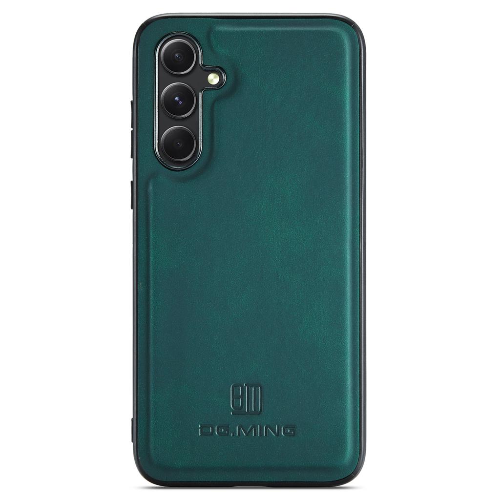 DG.MING Für Samsung Galaxy A55 5G Hülle PU Leder+PC+TPU Hybrid Handyhülle