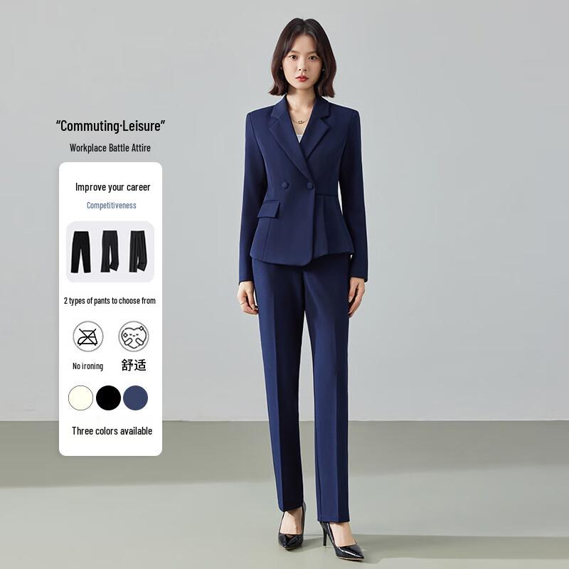 Women's Professional Blazer Suit Set