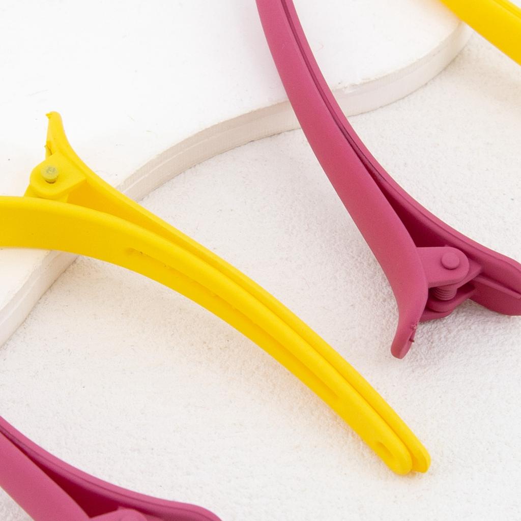 8PCS/set 8cm Hair Clips for Styling Sectioning Matte Frosted Hair Clips Hair Barrettes No Crease Duck Billed Hair Clip