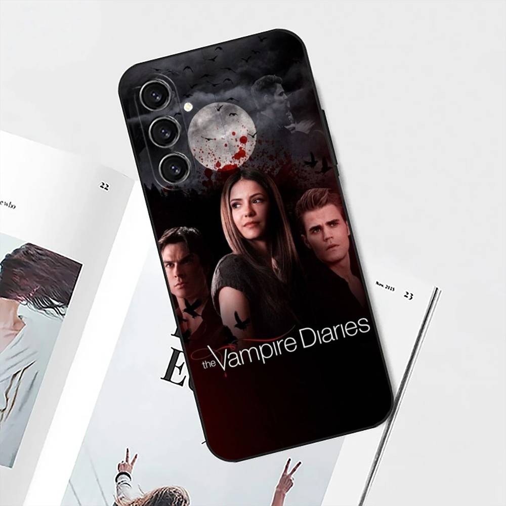 

The V-VampireS D-Diaries Phone Case For Samsung S25,S24,S21,S22,S23,S30,Ultra,S20,Plus,Fe,Lite,Note,10 Black Soft Shell Samsung S22plus5G