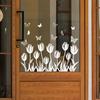 2Pcs Static Glass Sticker Glue-Free Electrostatic Window Clings Double Side Waterproof Window Decors for Glass Doors