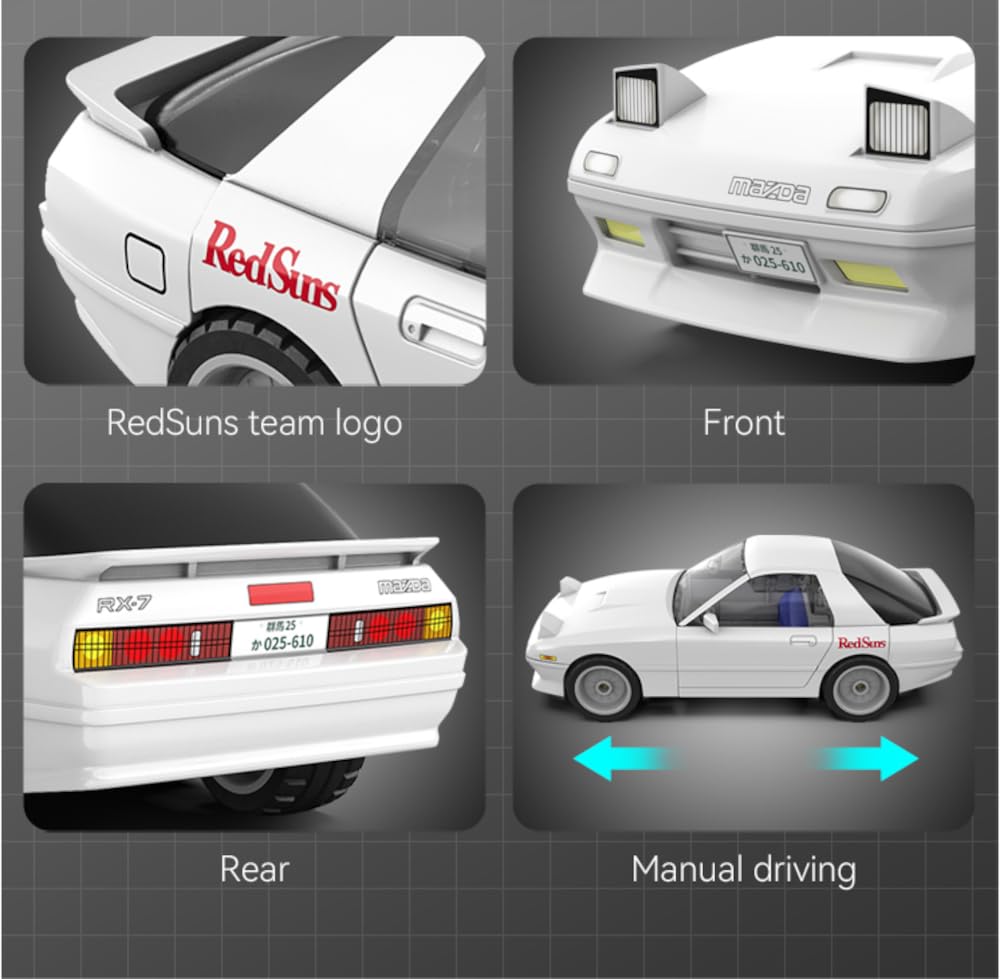 Doyusha Initial D Real Body Kit Ryosuke Takahashi Scale Assembly Kit RX7-FC3S Approx. 1/35