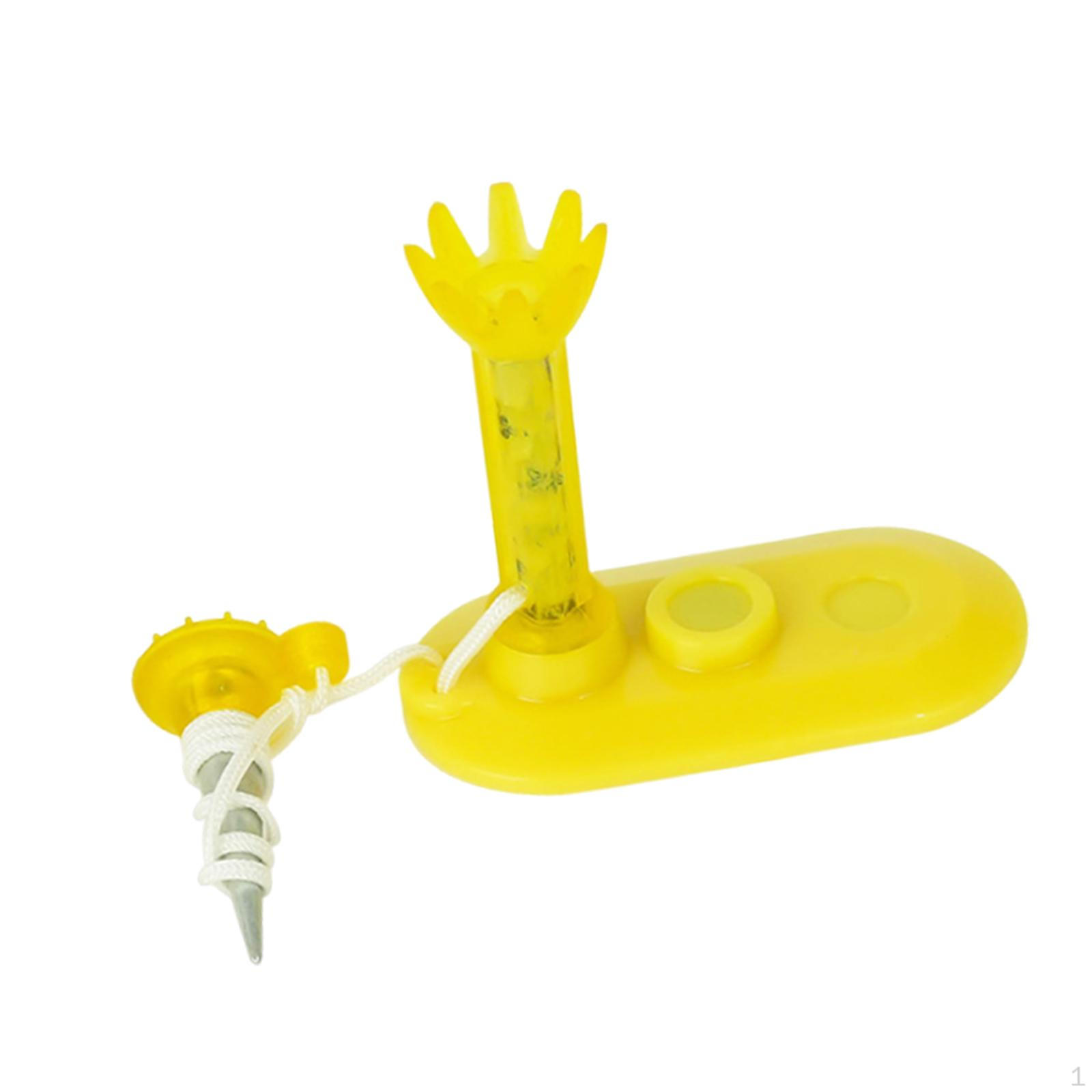 

Adjustable Golf Tees 3 Height Decrease Friction& Side Resistant Training Driving Range жовтий