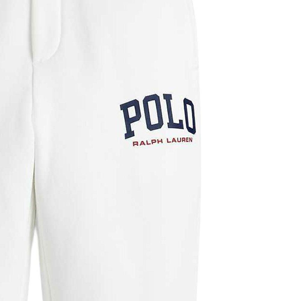 Polo Ralph Lauren Knit Sports Pants SS25 Logo Letter Emblem Color Block White Kids bottoms CWPOPNTYBQ20194-100