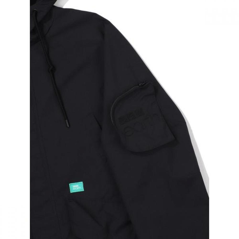 Out Pocket Fish Tail Jacket  Black 