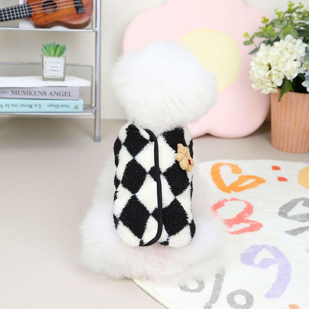 Cute Dog Coat Autumn Winter Pet Clothes Dog Vest Puppy Clothing Warm Sweater