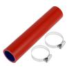 X AUTOHAUX 1 Set Inner Diameter 32mm/1.26" Length 200mm/7.87" 0 Degree Straight Blue Red