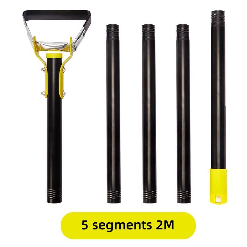 Allsome Garden Weeding Tool 1.2/1.6/2/2.4M Stainless Steel Sharp Stirrup Loop Hoe with Triangle Head and Long Handle Hoe Tool