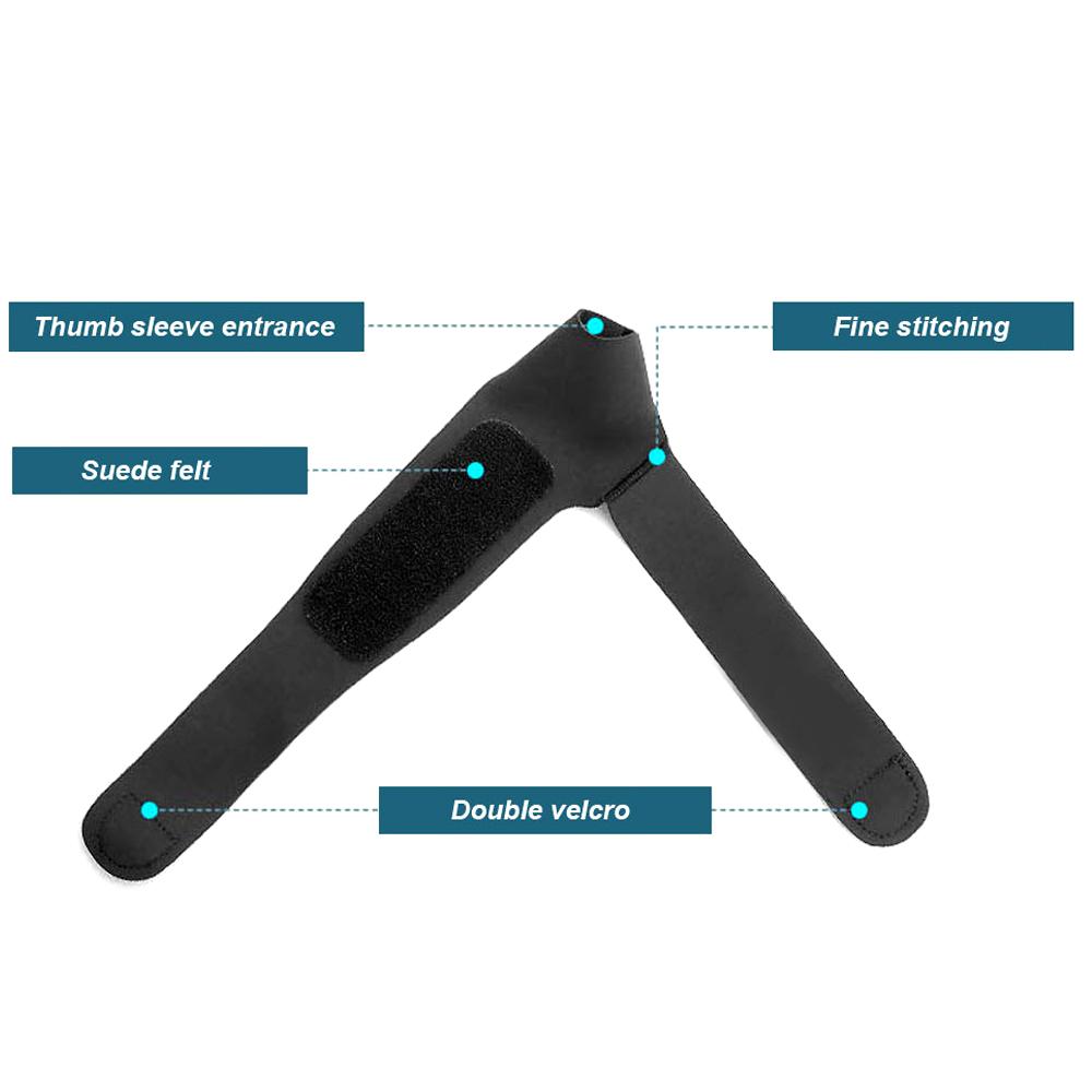 1 Pc Wrist Thumb Brace Ultra-Thin Compression Wrist Straps Thumb Support For Tendonitis, Tenosynovitis, Carpal Tunnel Arthritis