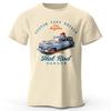 Custom Car Club Patch Printed Unisex Men Women T-Shirt Tees Tops 100% Cotton Embossed Logo Graphic Gearhead Outfit