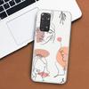 Abstract Line Women Face Phone Case For Xiaomi Redmi Note 13 12 12S 11 11S 10 10S 9 9S 11T 11E Pro Plus 8 8T 7 + Coque Cover