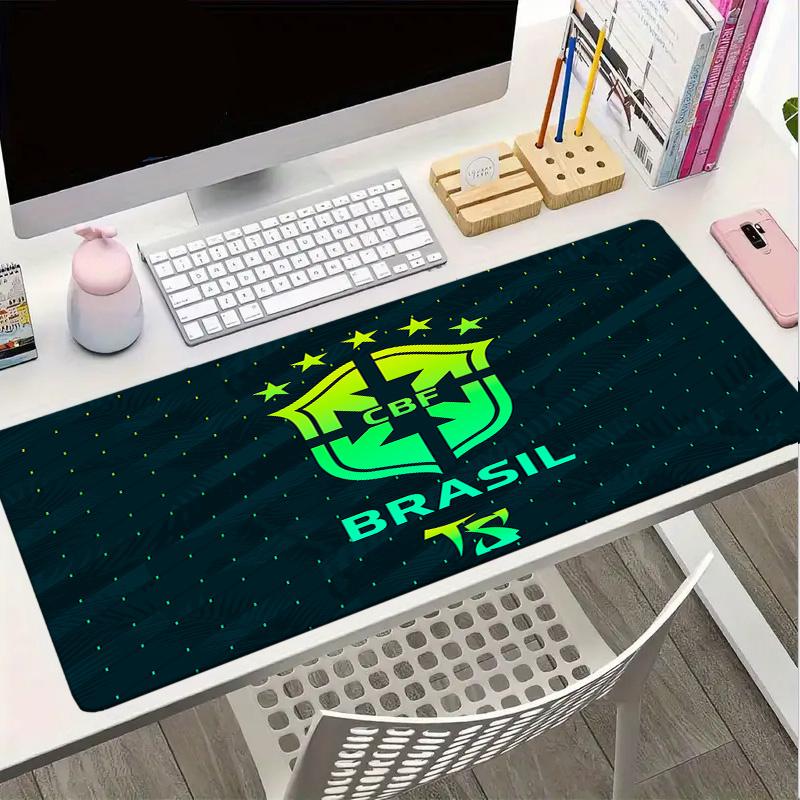Brazilian Football Federation Emblem Mouse pad Mouse pad, Gaming Mouse Pad, keyboard pad, Desk Decor for computer notebook Fan Gift Birthday Gift