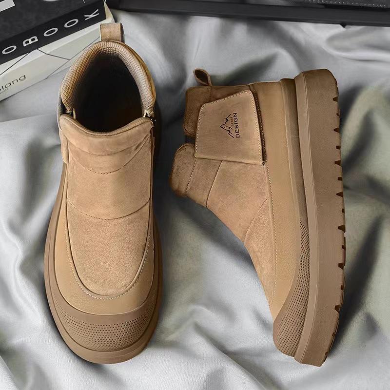 Cotton shoes autumn and winter new velvet thickened high-top warm Martin cotton boots cold-proof outdoor snow boots