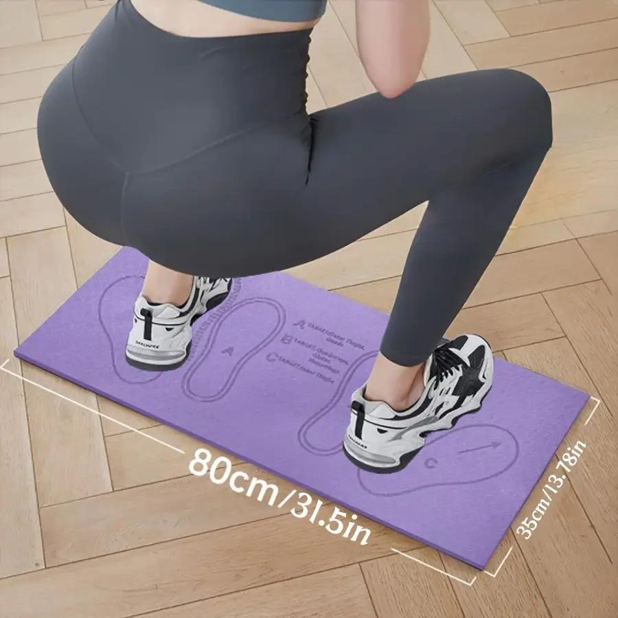 Anti-Rutsch Squat Pad Set, Strapazierfähige Trainingsmatten für Heim- und Fitnessstudio-Gebrauch, Rutschfeste Trainingsgeräte, Ideal für Fitnessbegeisterte 35*80cm
