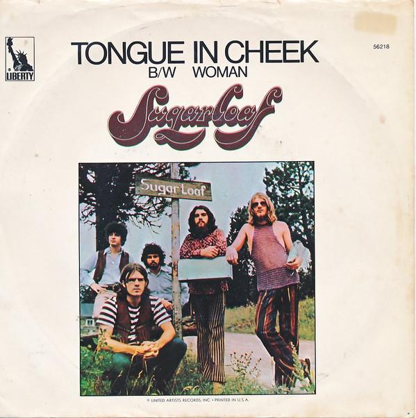 

7inch Record SUGARLOAF - Tongue In Cheek / Woman 56218 Liberty 1971 US Rock Used