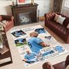 Haaland Customize Your Name Floor Rug Office Rug Perfect For Dining Room Entryway Playrooms Hallway Antislip Carpet Decorate Offices