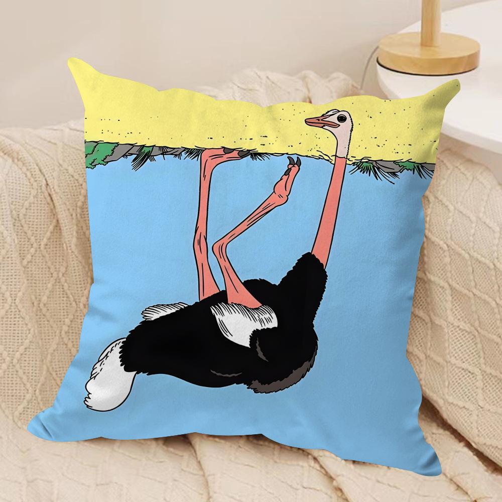 

Classic Abstract Animals Cushion Cover Soft Plush Fabric DoubleSided Printed Cushion Covers for All Seasons Home Decor 30x30cm