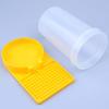 2 Pcs/Set Bee Water Feeder Adjustable Transparent Easy Installation High Strength Bee Water Dispenser for Bee