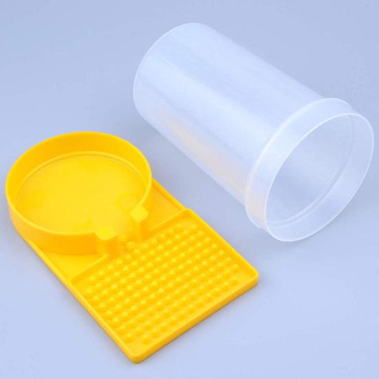 2 Pcs/Set Bee Water Feeder Adjustable Transparent Easy Installation High Strength Bee Water Dispenser for Bee