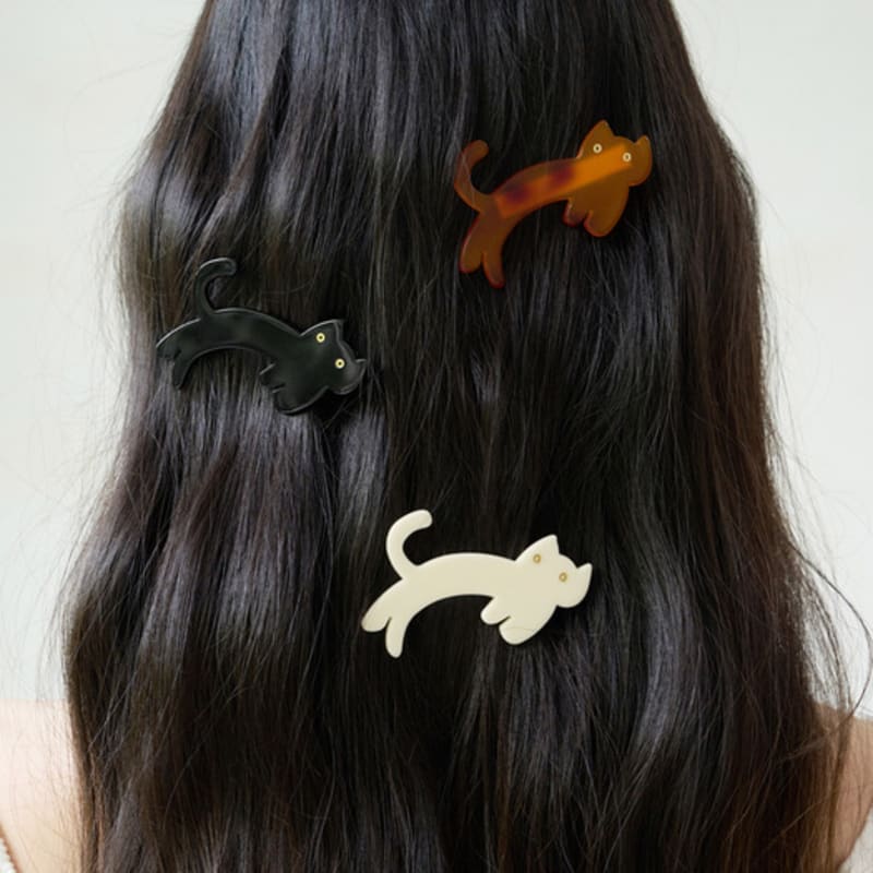 FANTASTIC PLANET Night Cat Hair Pin (3colors)