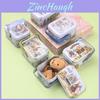 Creative Easter Decoration Cute Rabbit Tin Box Ideal For Childrens Candy Gifts
