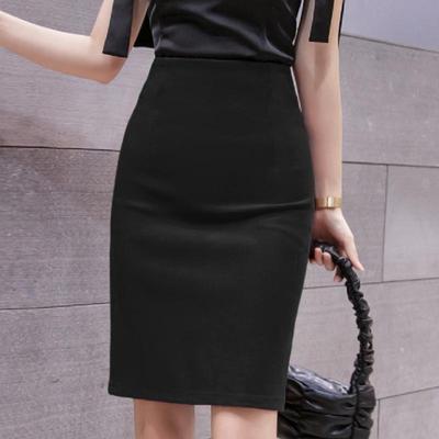 Fashion Slim Women Pencil Skirt Office Lady Black Skirt J201