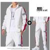 Men's Reflective Strip Casual Sports Suit