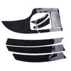 18pcs 5D Glossy Carbon Fiber Style Sticker Decal Trim Decoration Fit For BMW 5-Series E60 2003-2007 2008 2009 2010