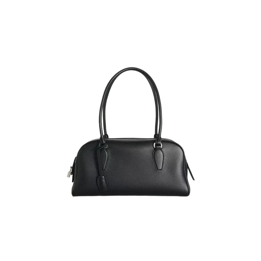 Row Family New Style Cowhide Baguette Tote - Simple Design, Underarm and Shoulder Carry, Horizontal Layout