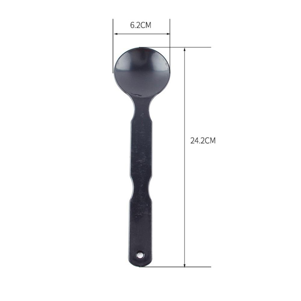 

Frosted Transparent Eye Occluder Handheld Eye Occlusion Spoon Portable Eye Patch For Vision Test A Black