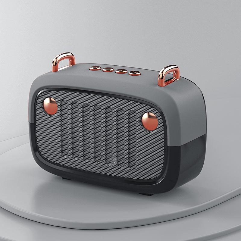 Retro Bluetooth Speaker Creative USB Mini Outdoor U Disk TF Card with FM Gift Portable Small Speaker