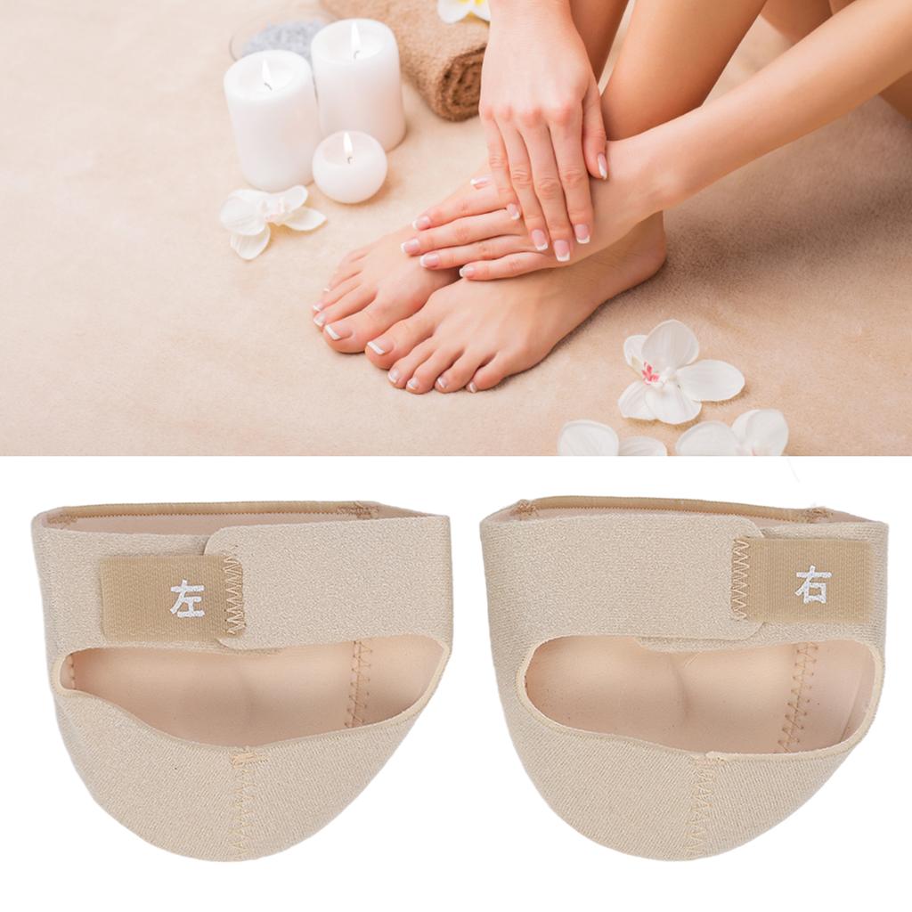Plantar Fasciitis Heel Protectors Pain Relieve Cups   Breathable Support Cushion Beige