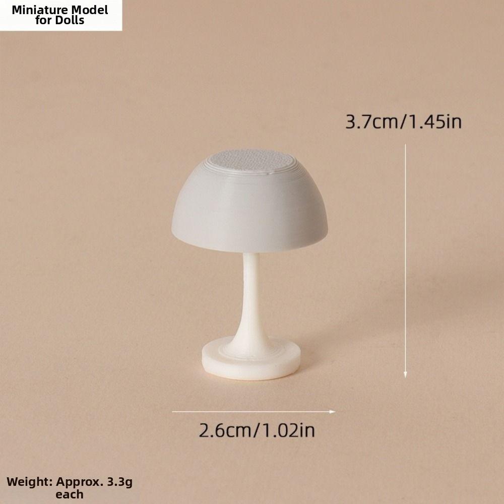 1:12 Dollhouse Miniature Desk Lamp Simulated Pattern Bedroom Lamp Dollhouse Furniture Decoration