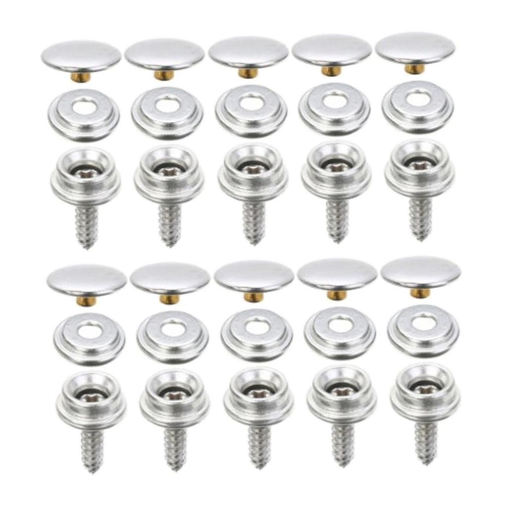 Snap Buttons DIY Leather Rivets and Snaps Marine Grade for Furniture