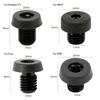 1Pc Back Plug Screw Block Butt Billiard Extension Parts Billiard Cue Bumper Pool Cue Bottom Cover Rubber Bottom Bumper Protector