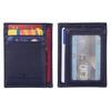 Oliver Blue Leather Wallet & Blue Card Holder Set for Men