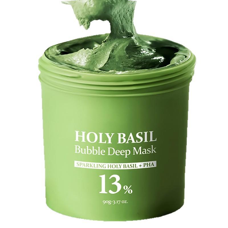 Kohlensäurehaltige Blasen-Tonmaske Tiefenreinigung Peeling Porenverfeinerer Mitesserentferner Gesichtsbehandlung