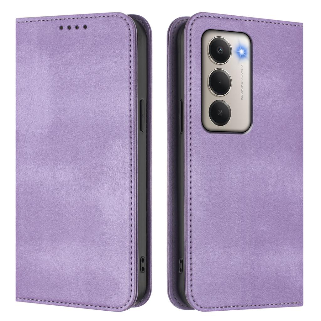 Pro Xiaomi Redmi 15 5G Peněženková pouzdra Retro Textura Blokování RFID Kožený kryt na telefon