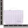 Francfranc Pop Stitch Quilt Hanging Light Travel Cosmetic Hanging Pouch, Medium, Purple, Water-Repellent, Pouch, Pouch,