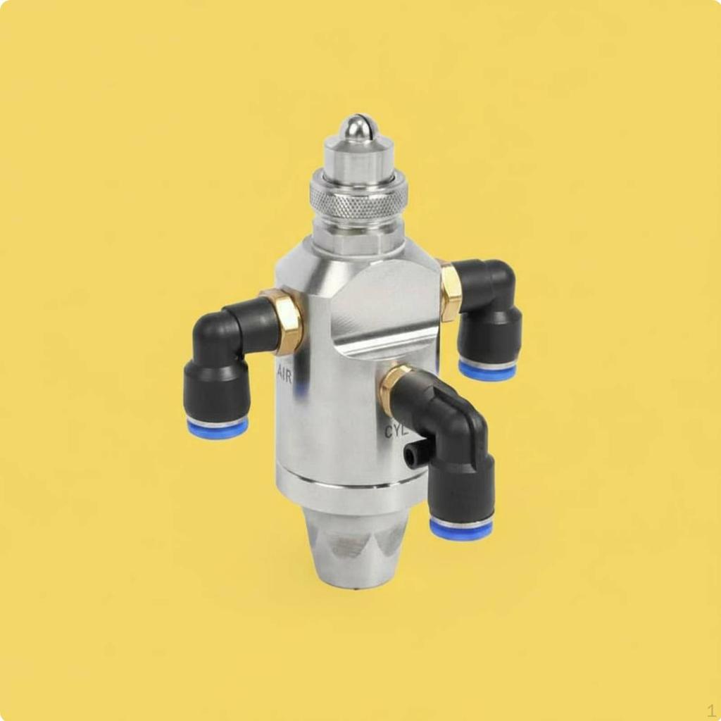 AntiDrip Aerosolizer Nozzle Fine Mist Air Aerosolizing Stainless Steel Industrial Equipment