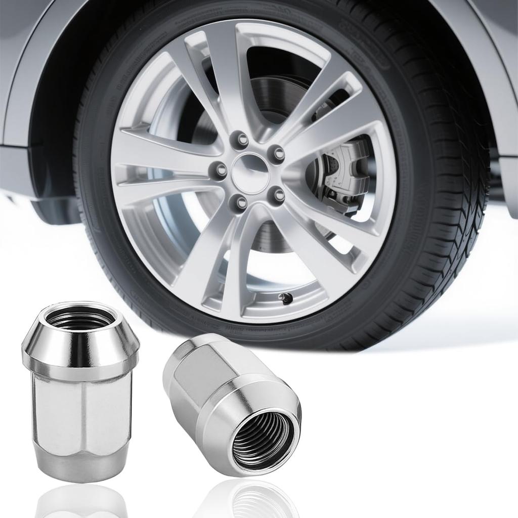 20 pieces of M14x1.5 car wheel nuts closed-end acorn-style steel automotive nut set corrosion-resistant automotive replacement nuts universal