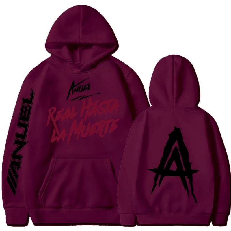 New Anuel AA Printed Hoodies Sweatshirt